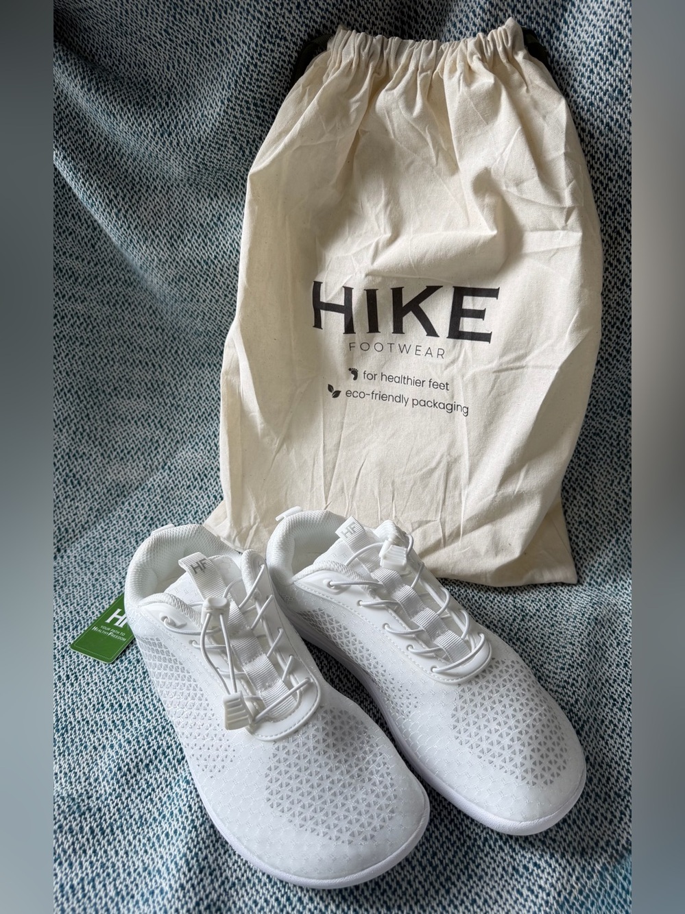 NWT Hike Footwear HF Cloud Barefoot Shoes White Grey W 9/9.5 M 7/7.5 EU 40